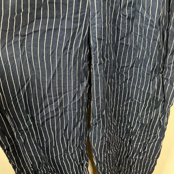 Cotton On Blue Sleeveless V-Neck Striped Jumpsuit Size Small - Picture 5 of 13